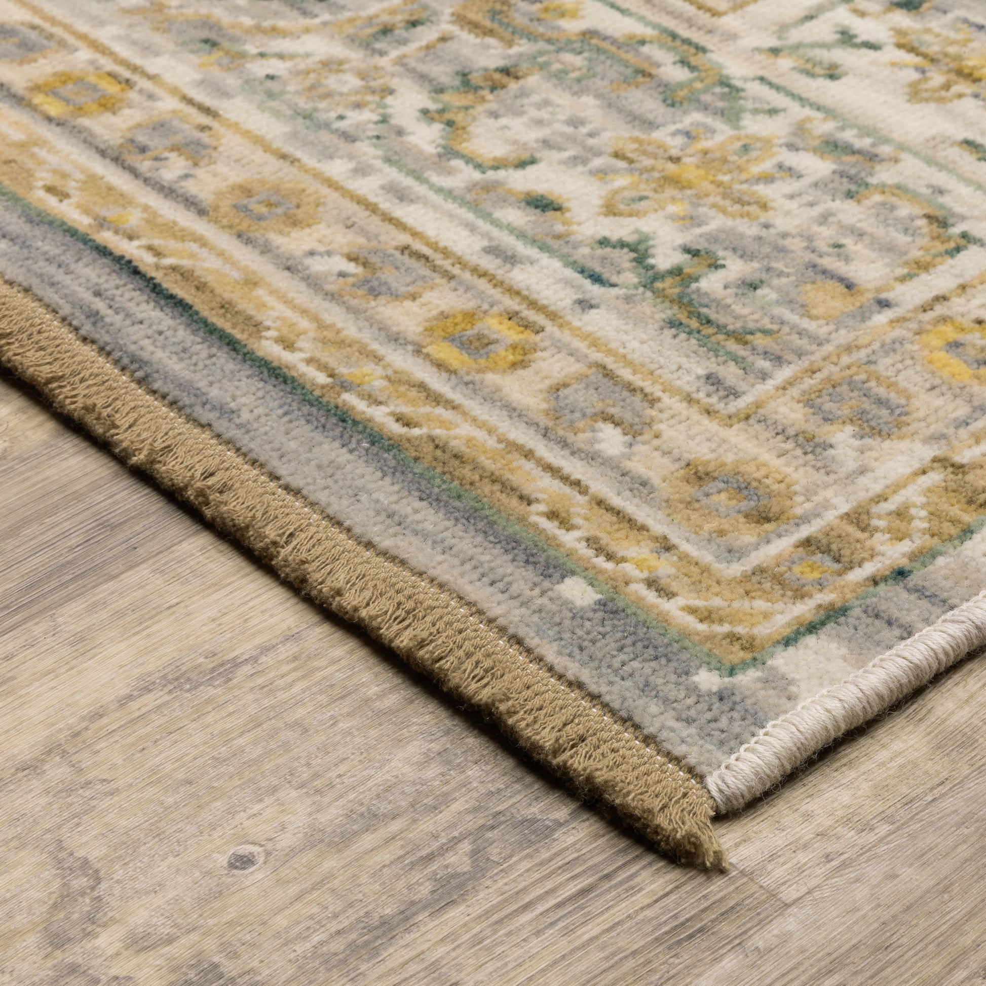 Acacia ACA14 Beige Floral Rug