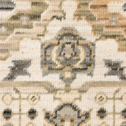 Acacia Oriental Ivory/ Gold Cut Pile Rug