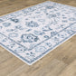 Addison ADD02 Ivory Distressed Rug