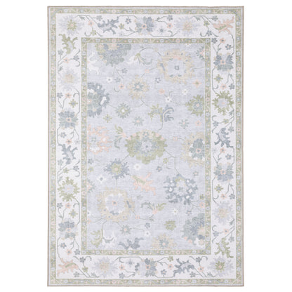 Addison ADD06 Blue Floral Rug