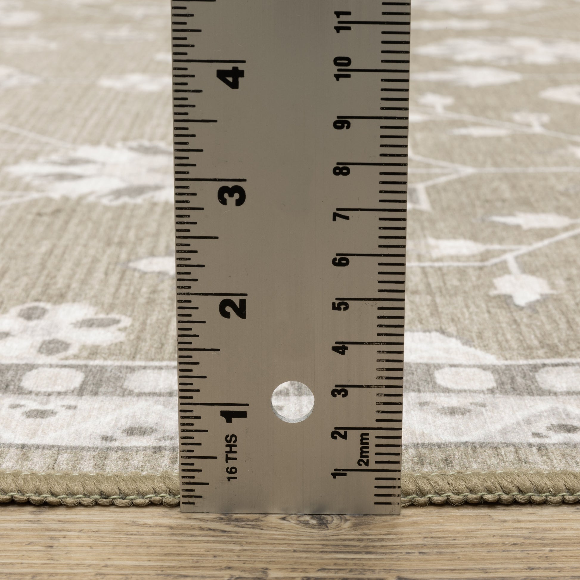 Addison Floral Brown/ Ivory Flat Weave Rug
