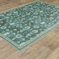 Addison ADD08 Teal Floral Rug