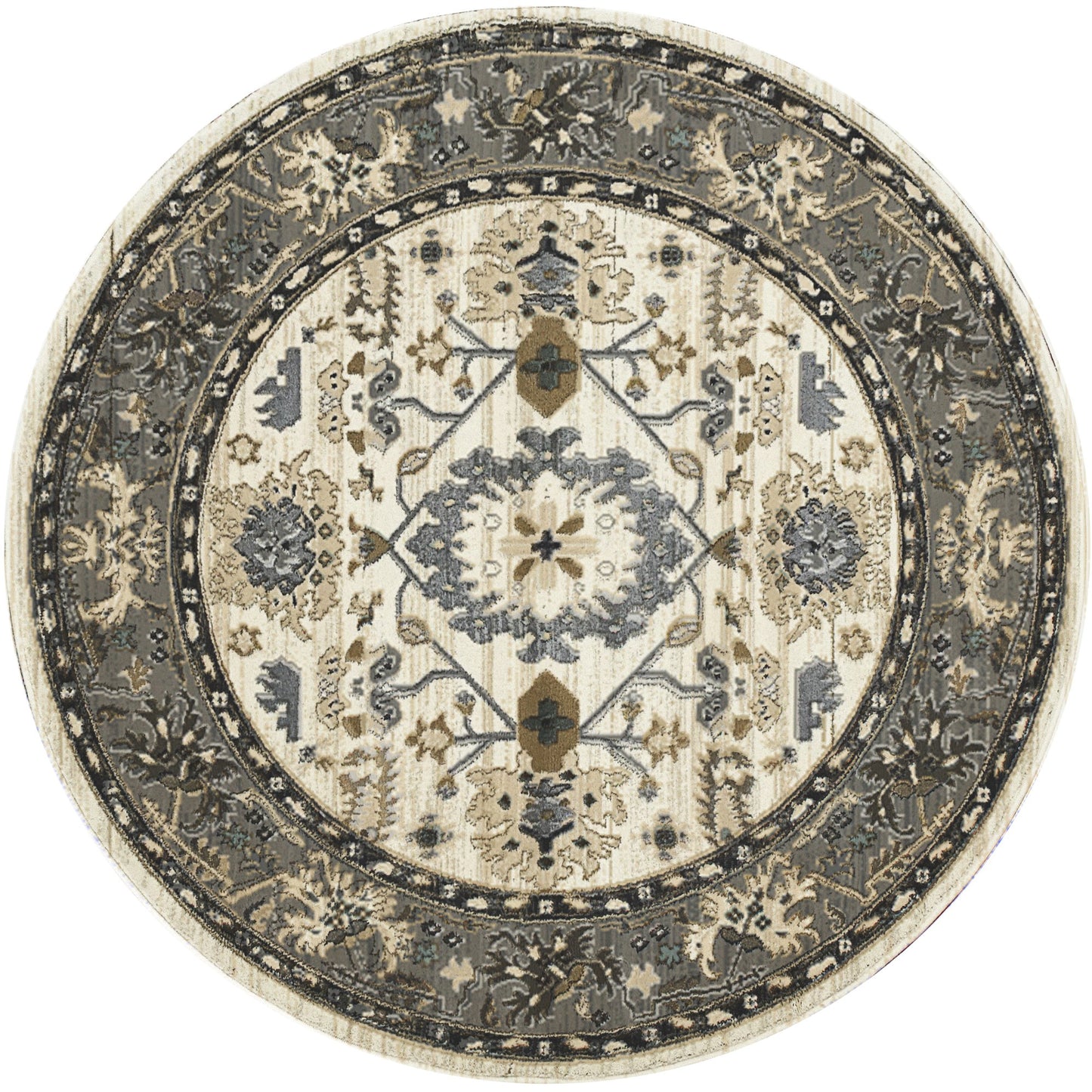 YAZD 8531 Ivory/Grey