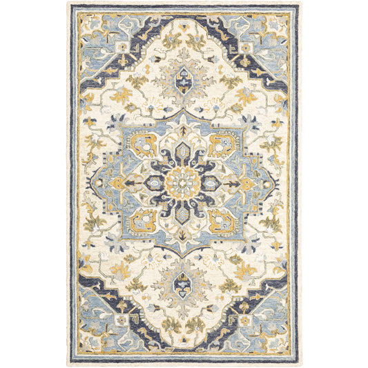Alfresco 28402 Blue Medallion Rug