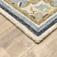 Alfresco 28402 Blue Medallion Rug