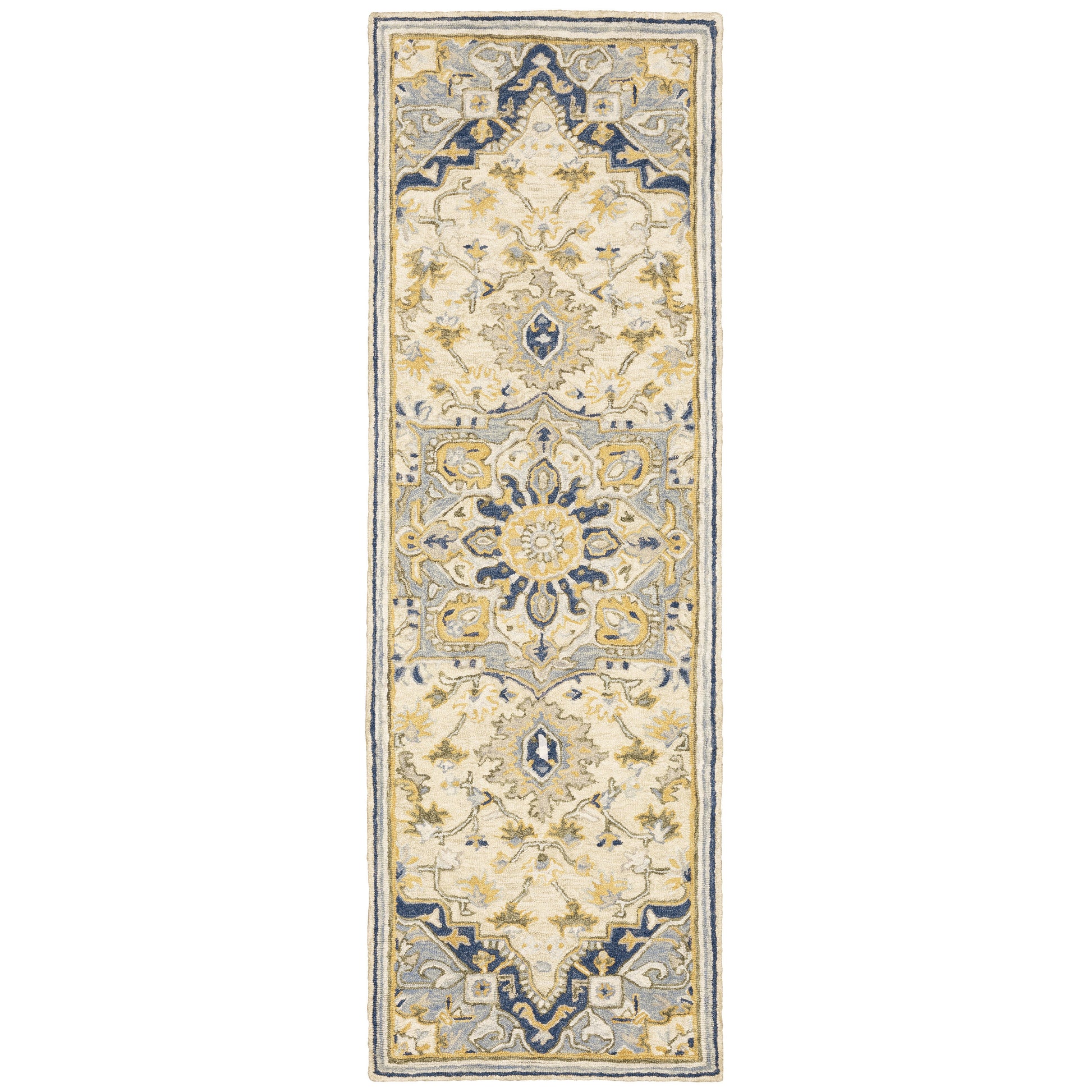 Alfresco 28402 Blue Medallion Rug