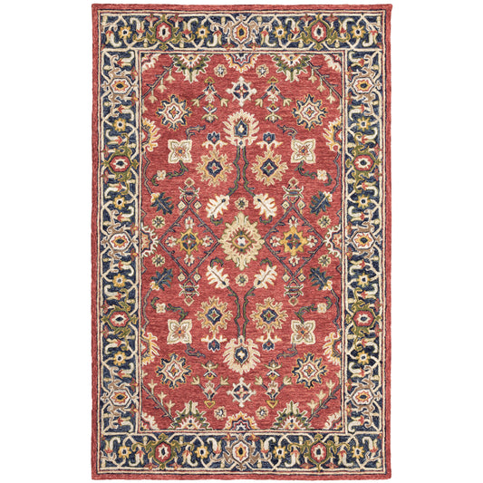 Alfresco 28404 Red Oriental Rug