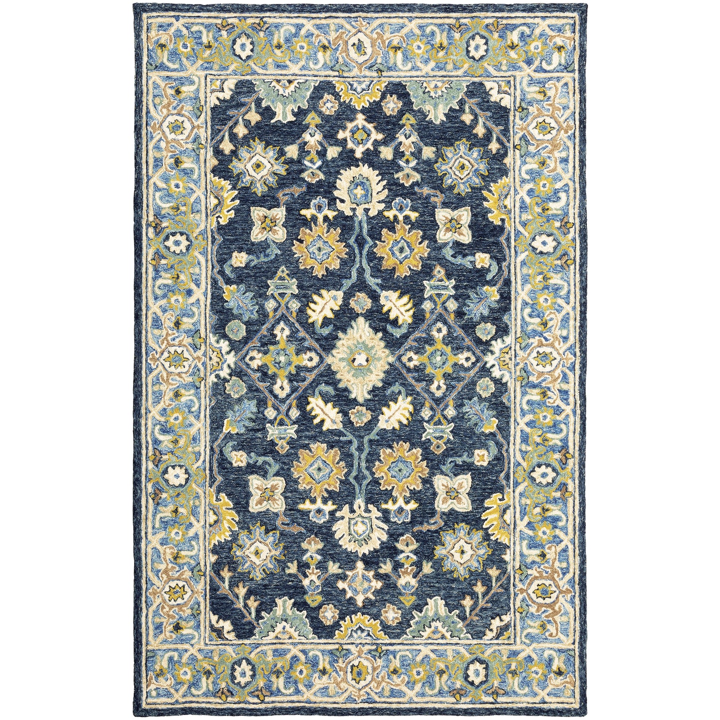 Alfresco 28405 Navy Oriental Rug