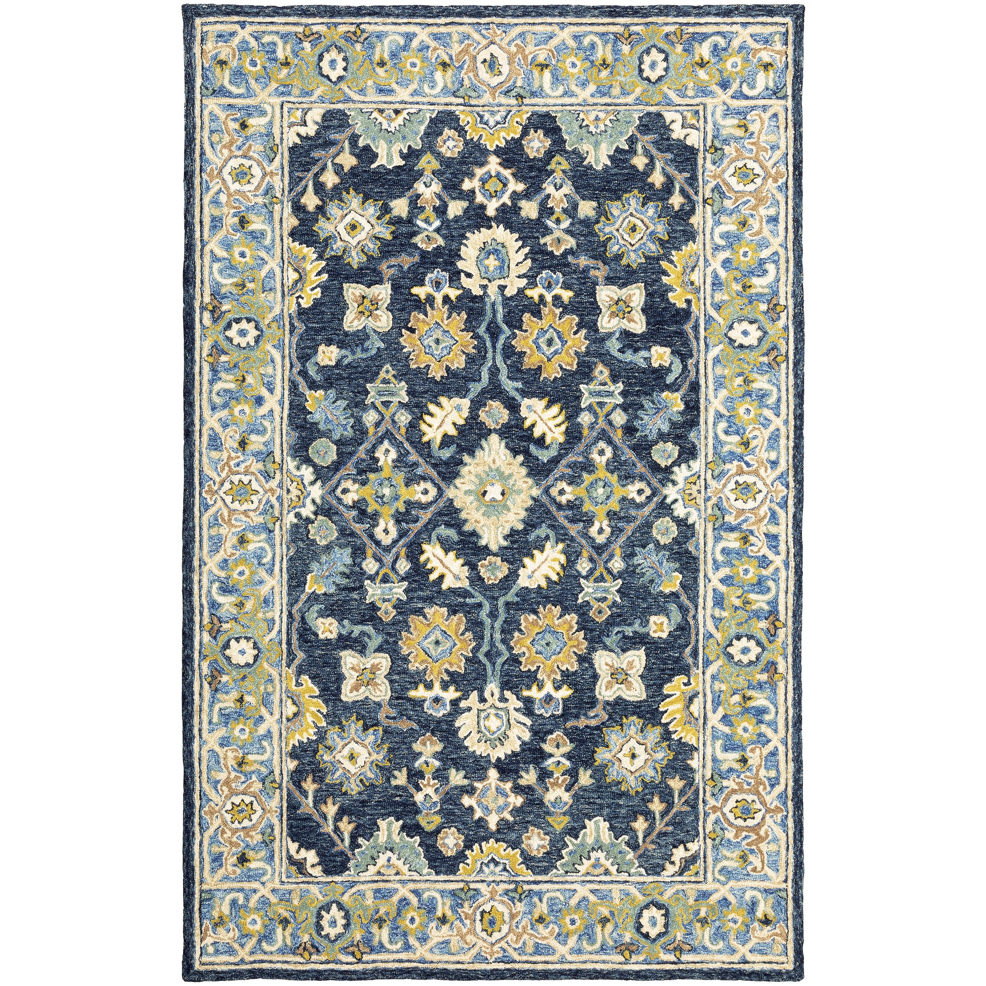 Alfresco 28405 Navy Oriental Rug