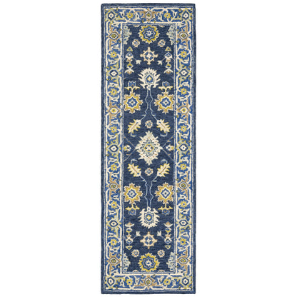 Alfresco 28405 Navy Oriental Rug