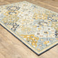 Alfresco 28406 Blue Floral Rug