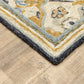 Alfresco 28406 Blue Floral Rug