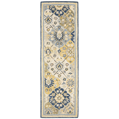 Alfresco 28406 Blue Floral Rug