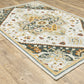 Alfresco 28407 Ivory Medallion Rug