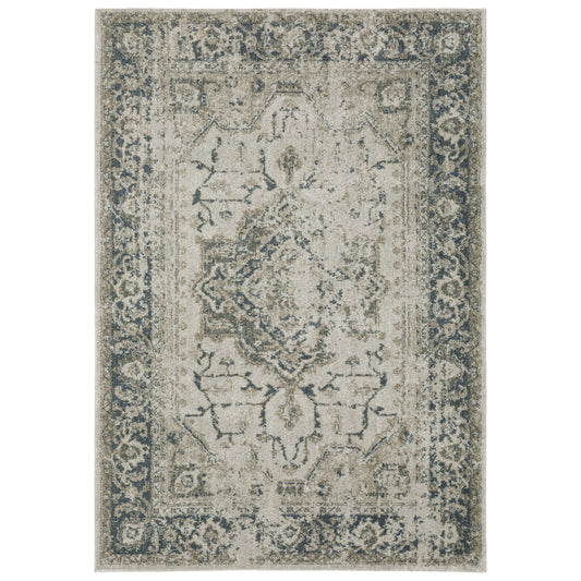 Alton 002W9 Beige Distressed Rug