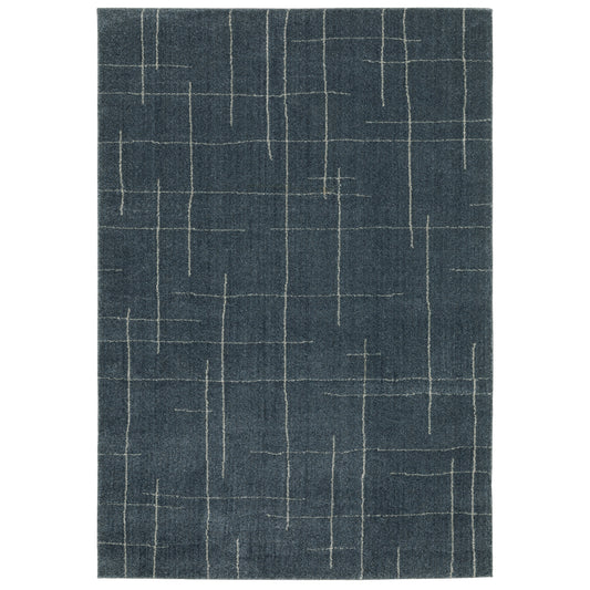 Alton 040B9 Blue Solid Rug