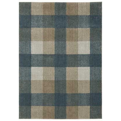 Alton 5093X Blue Distressed Rug