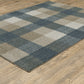 Alton 5093X Blue Distressed Rug