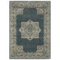 Alton 5501B Blue Medallion Rug