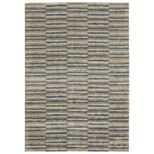 Alton 5502D Beige Geometric Rug