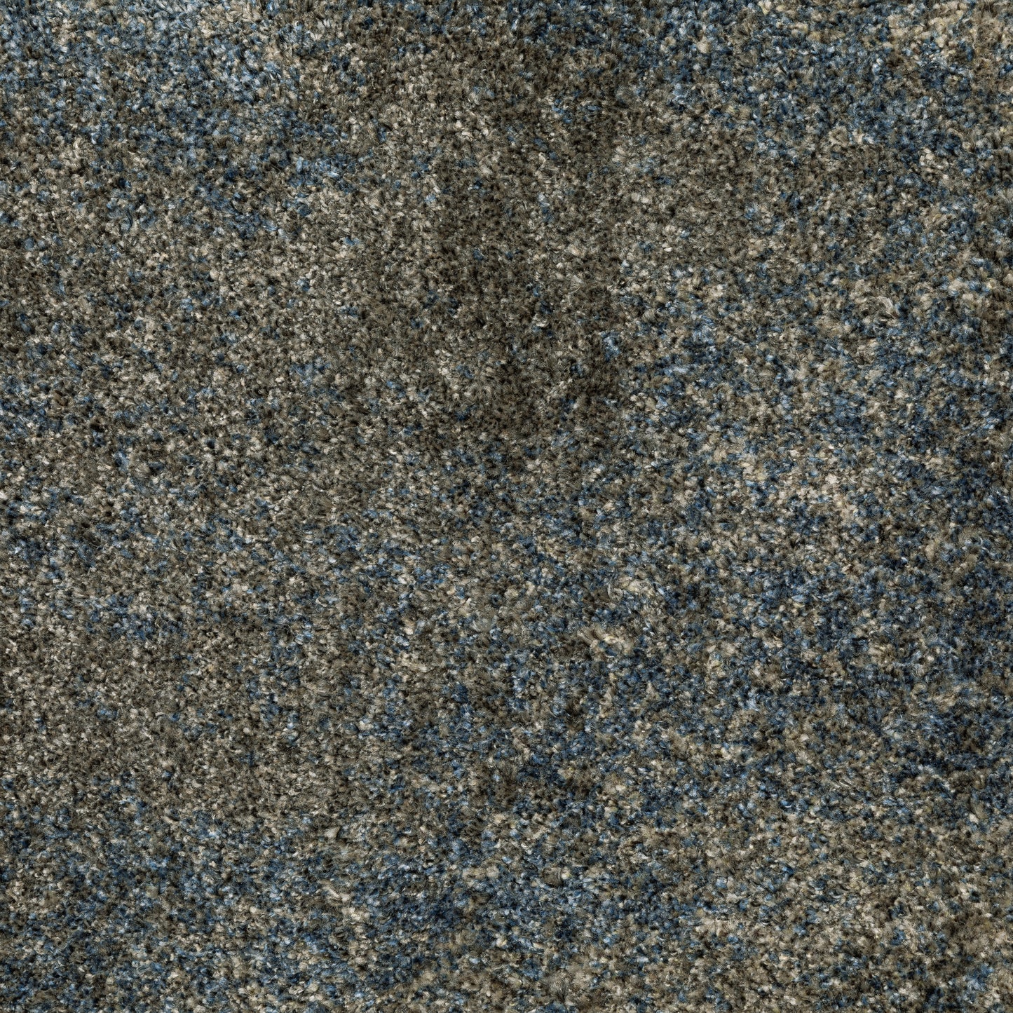 Alton Distressed Beige/ Blue Abstract Cut Pile Rug