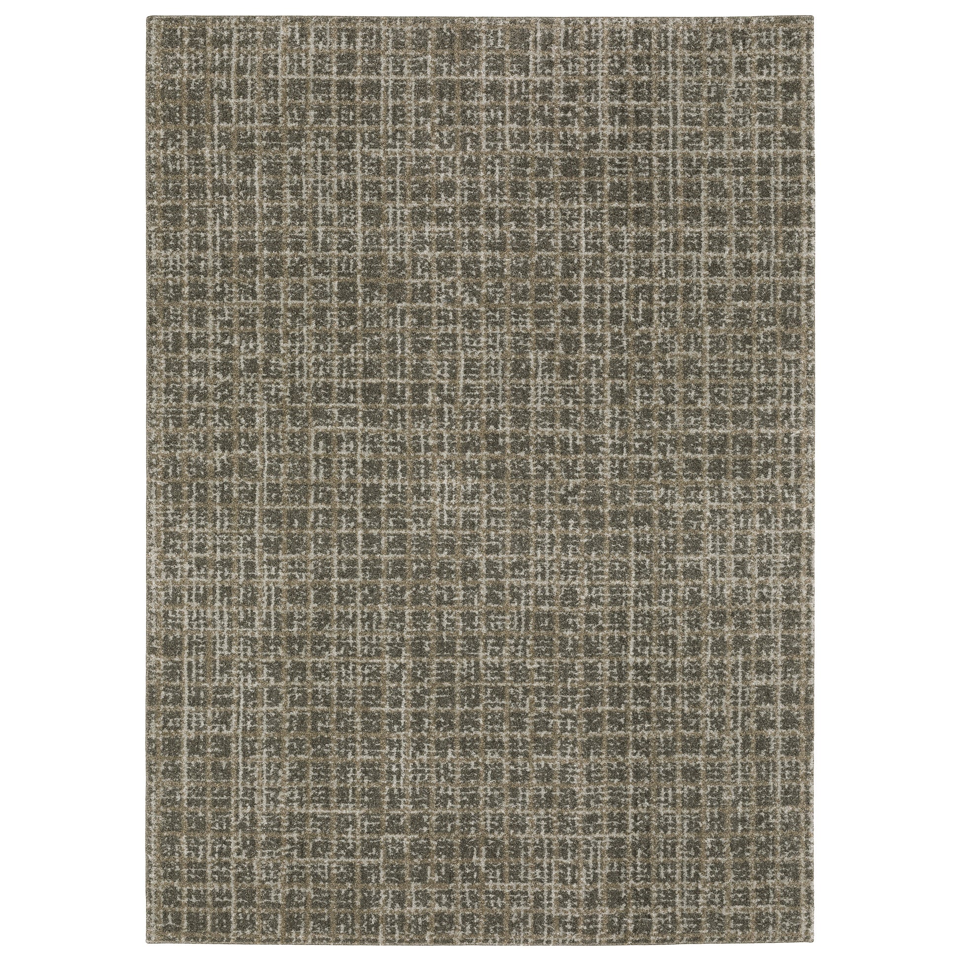 Alton 090N9 Brown Distressed Rug