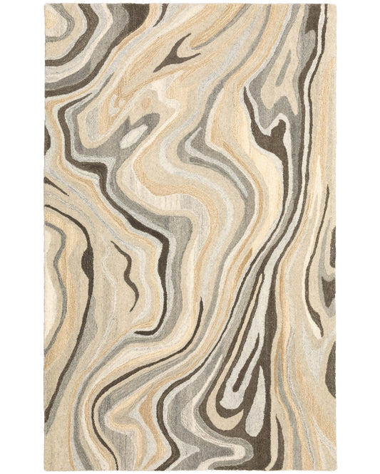 Anastasia 68007 Beige Abstract Rug