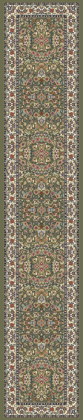 Ancient Garden 57078 Green/Ivory