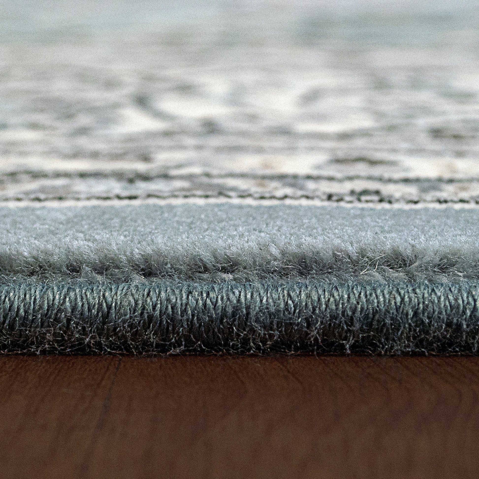 Ancient Garden 57119 Steel Blue/Cream