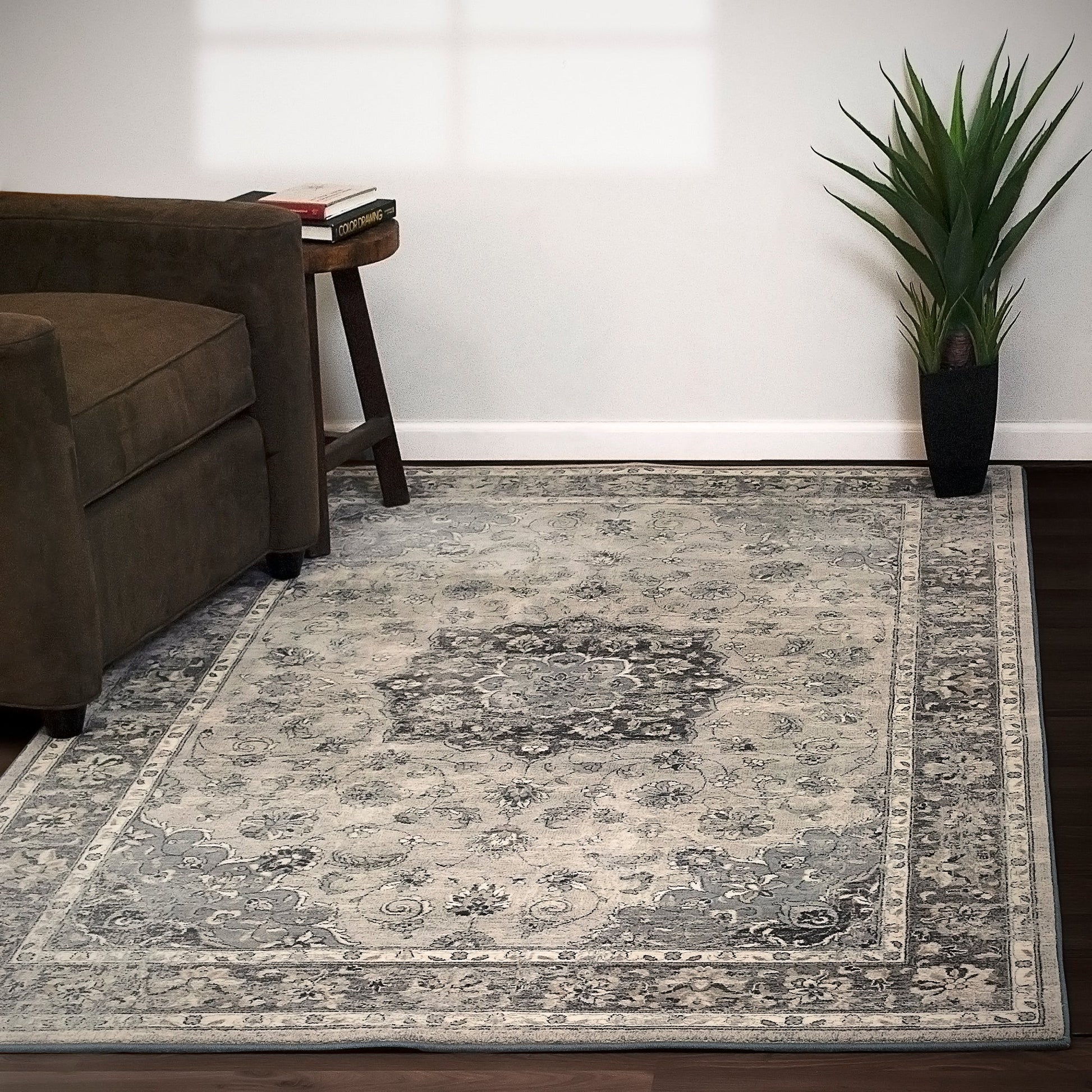 Ancient Garden 57559 Silver/Grey