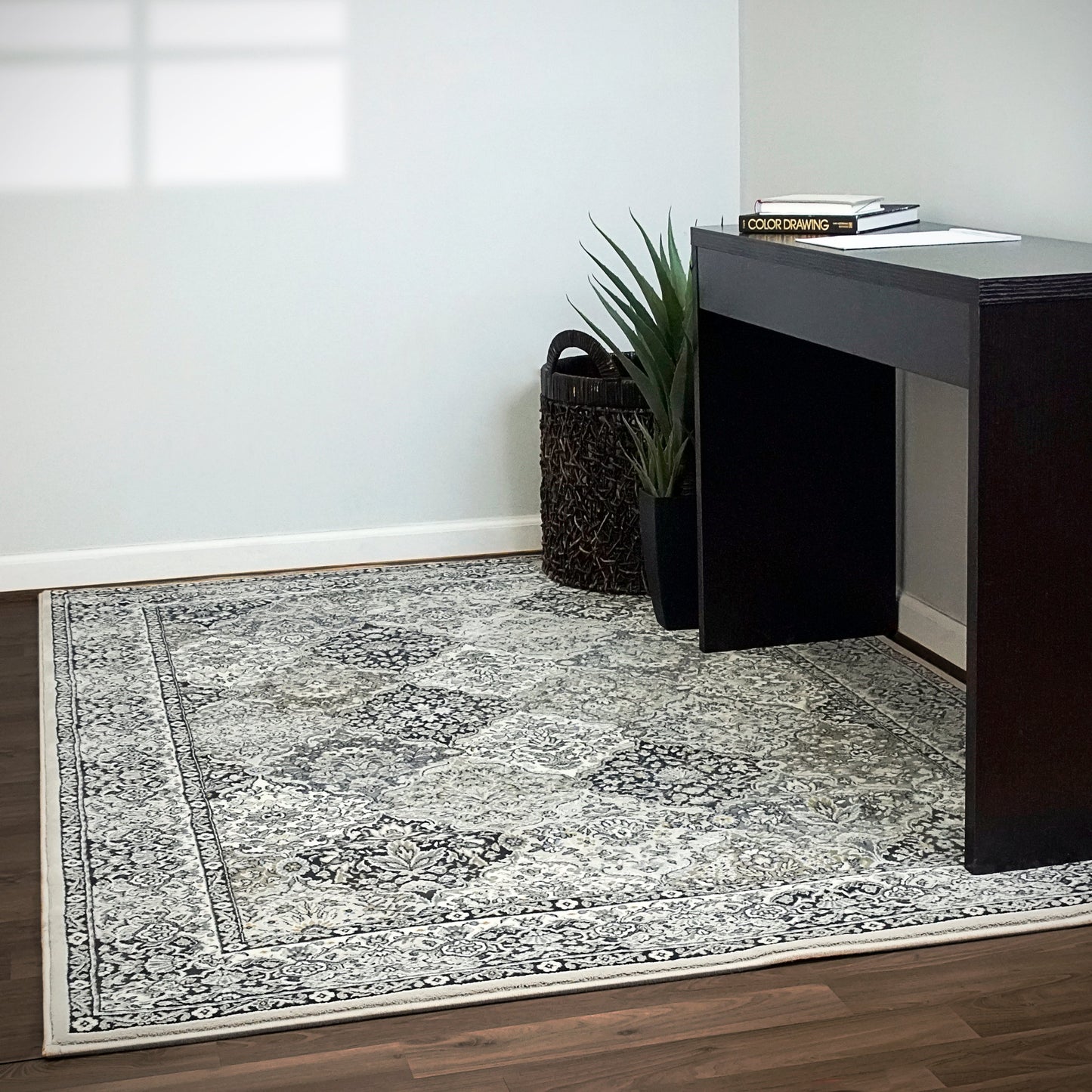 Ancient Garden 57008 Cream/Grey