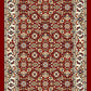 Ancient Garden 57011 Red/Ivory