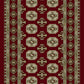 Ancient Garden 57102 Red/Beige