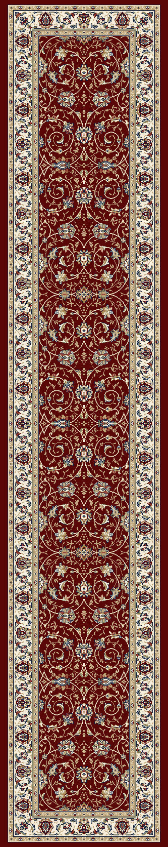 Ancient Garden 57120 Red/Ivory