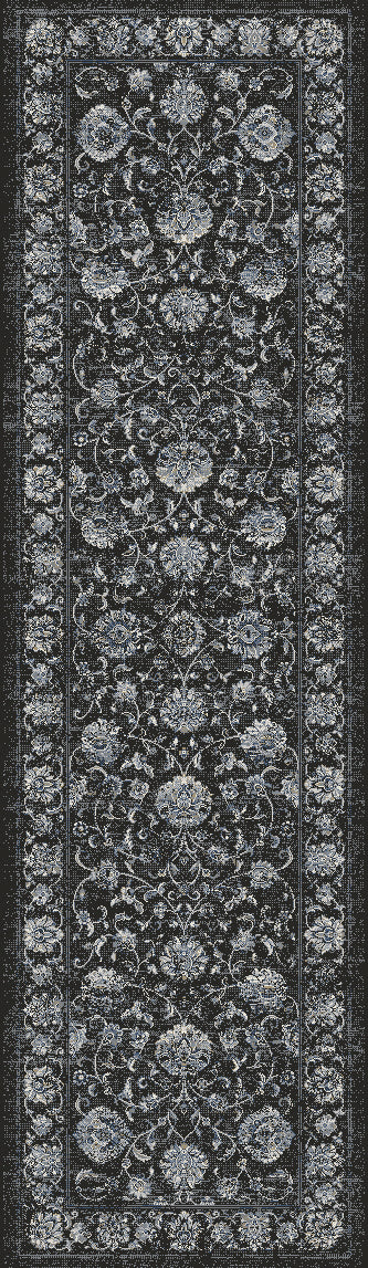 Ancient Garden 57126 Charcoal/Silver