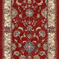 Ancient Garden 57158 Red/Ivory