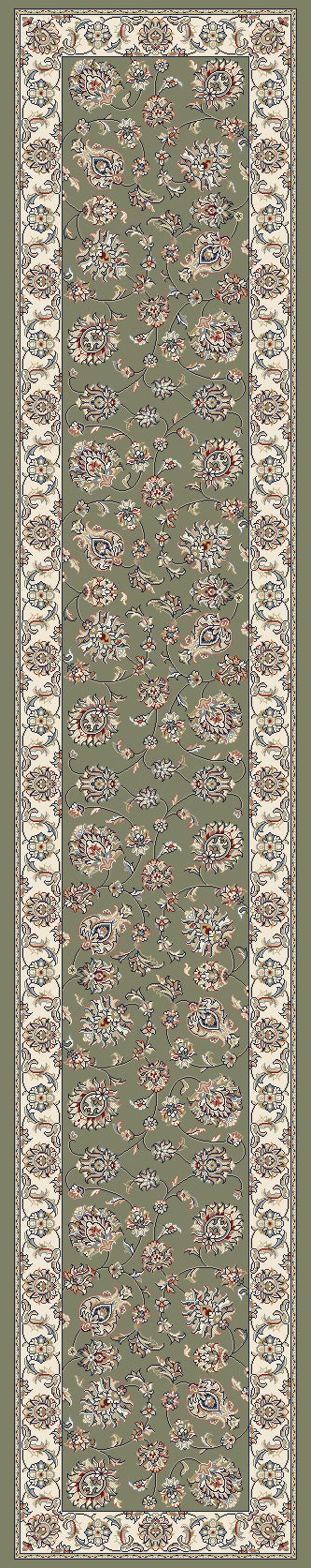 Ancient Garden 57365 Green/Ivory