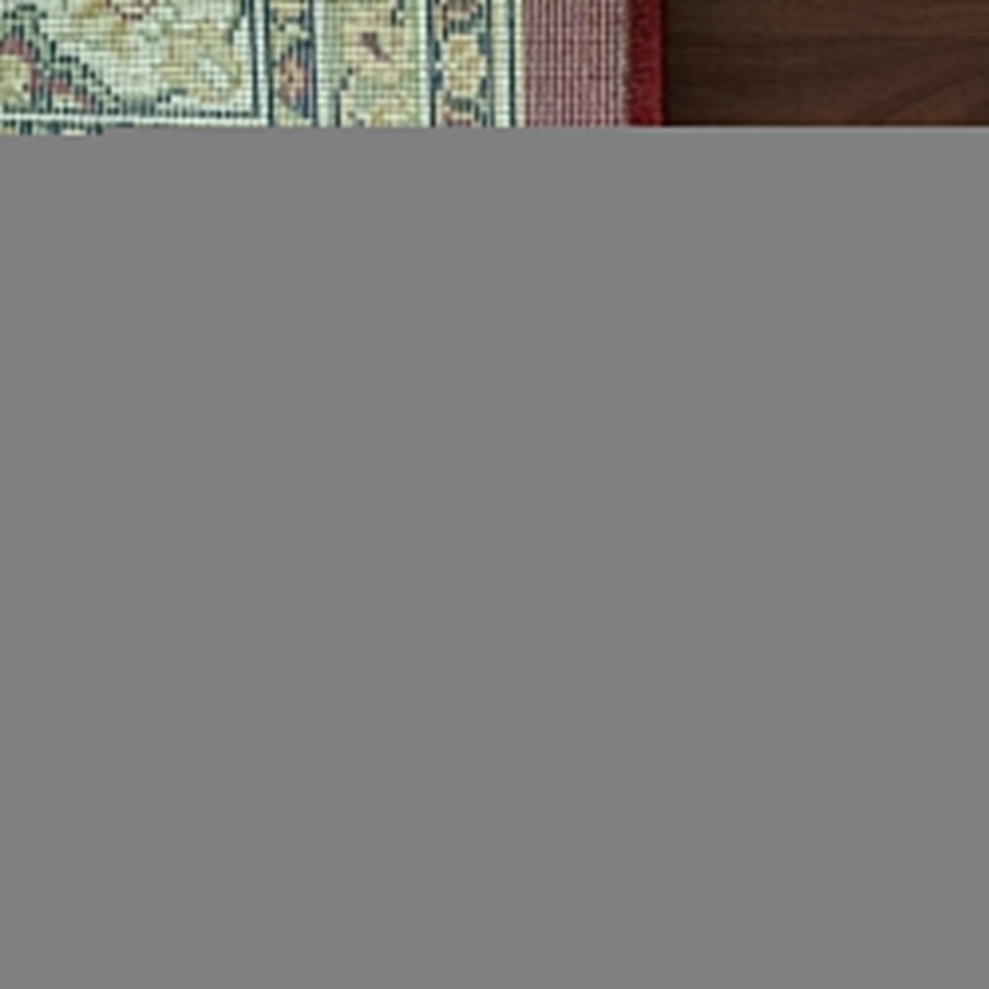 Ancient Garden 57119 Red/Ivory