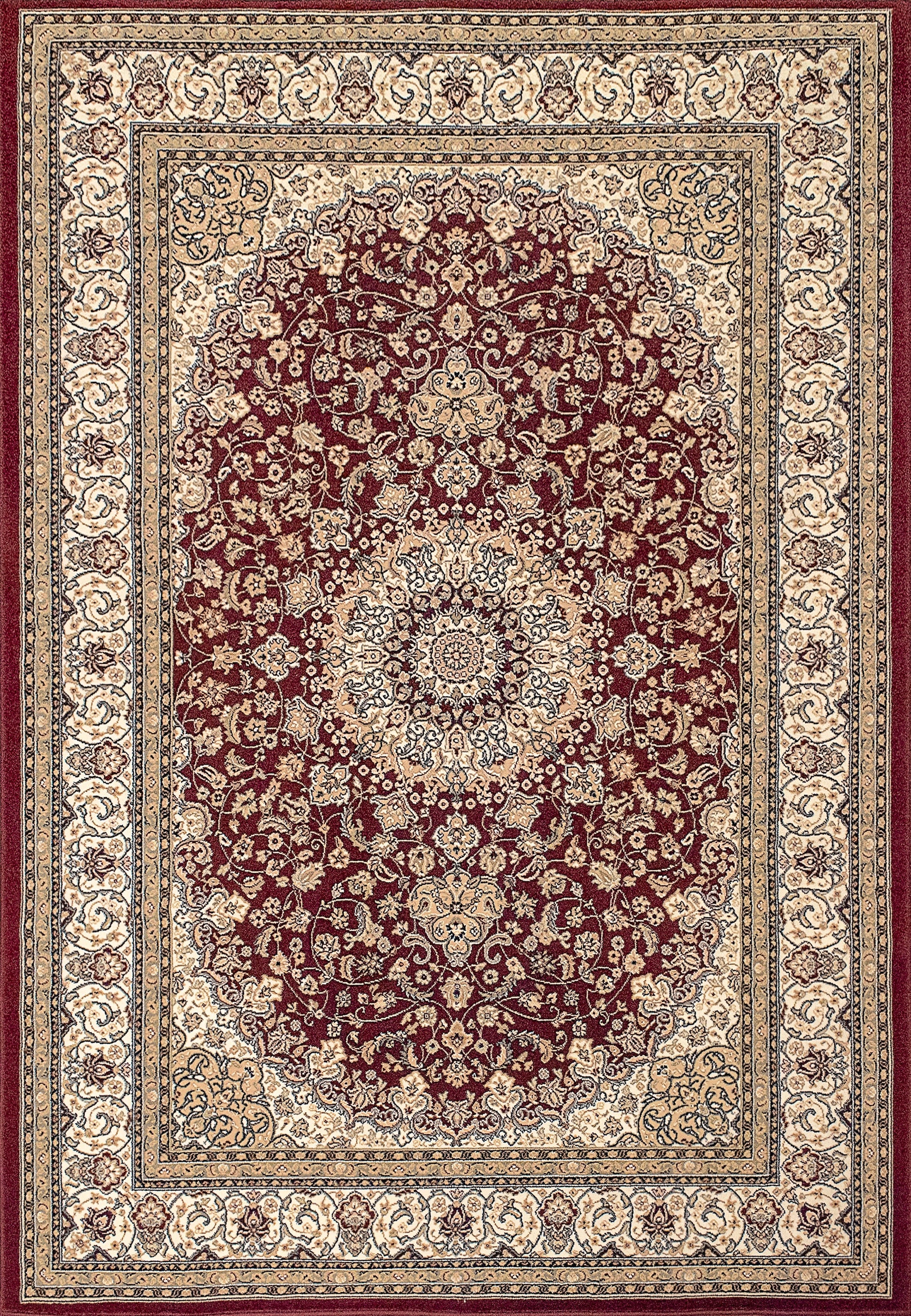 Ancient Garden 57119 Red/Ivory