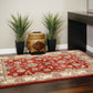 Ancient Garden 57158 Red/Ivory