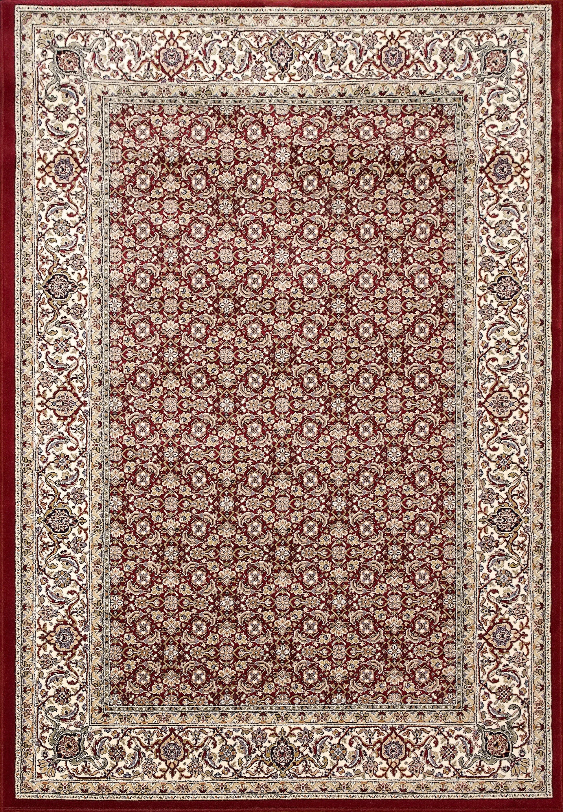 Ancient Garden 57011 Red/Ivory