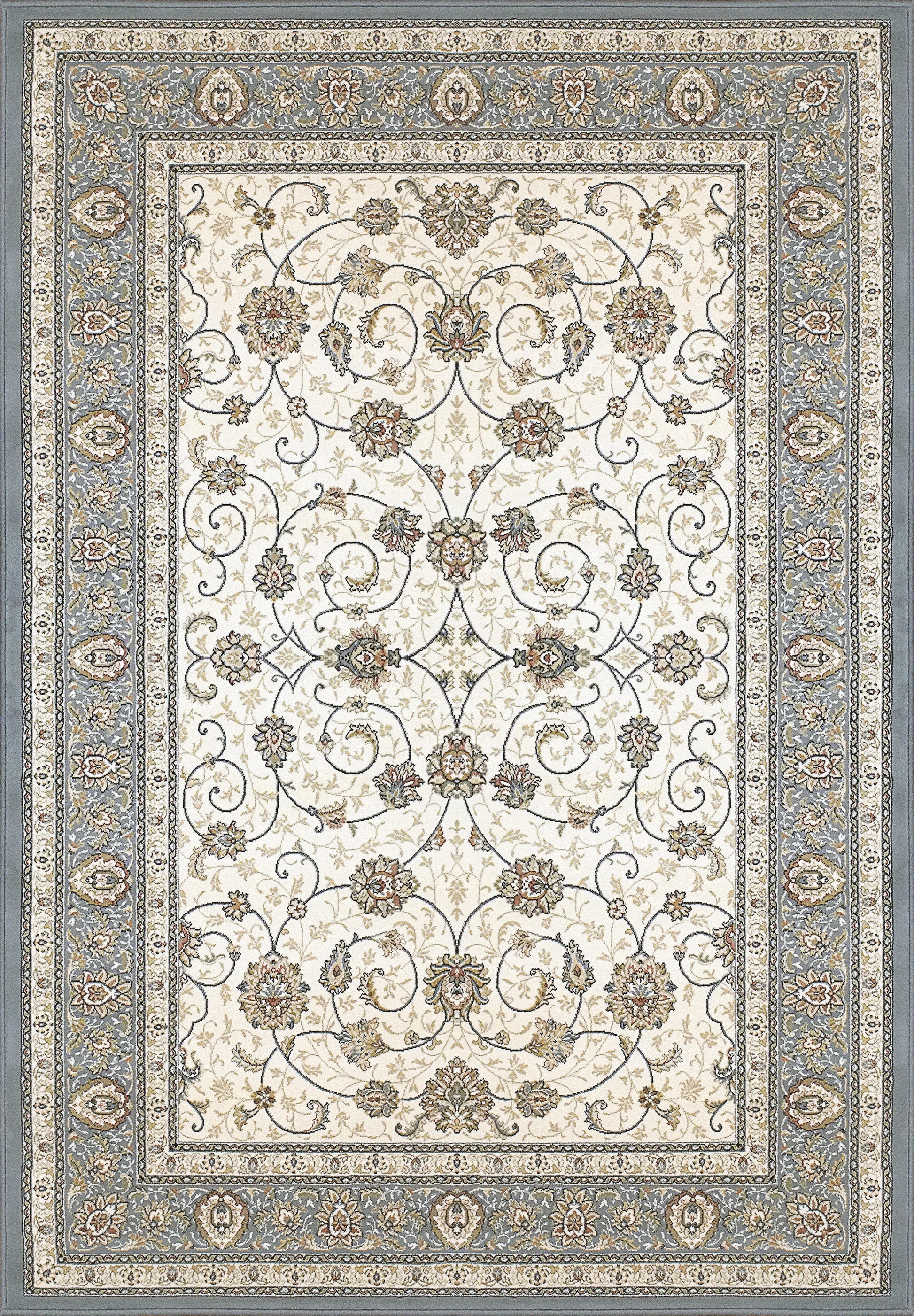 Ancient Garden 57120 Ivory/Light Blue