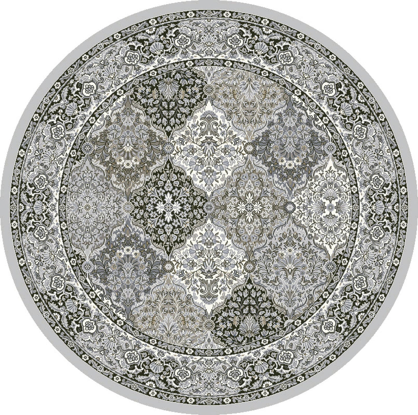 Ancient Garden 57008 Cream/Grey
