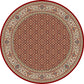 Ancient Garden 57011 Red/Ivory