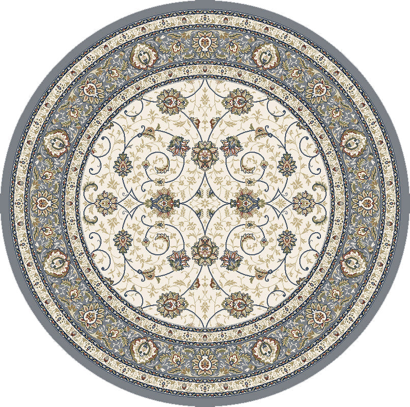 Ancient Garden 57120 Ivory/Light Blue