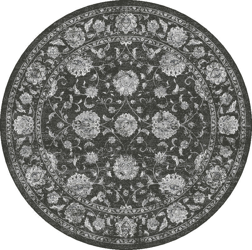 Ancient Garden 57126 Charcoal/Silver