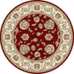 Ancient Garden 57365 Red/Ivory