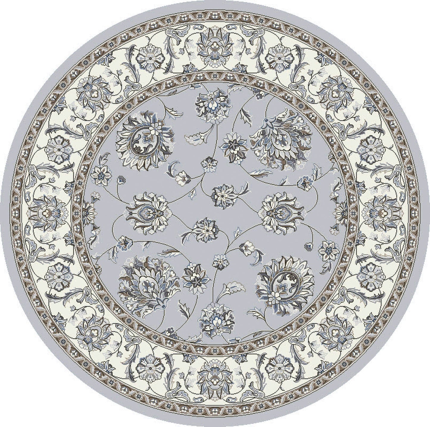 Ancient Garden 57365 Grey/Cream