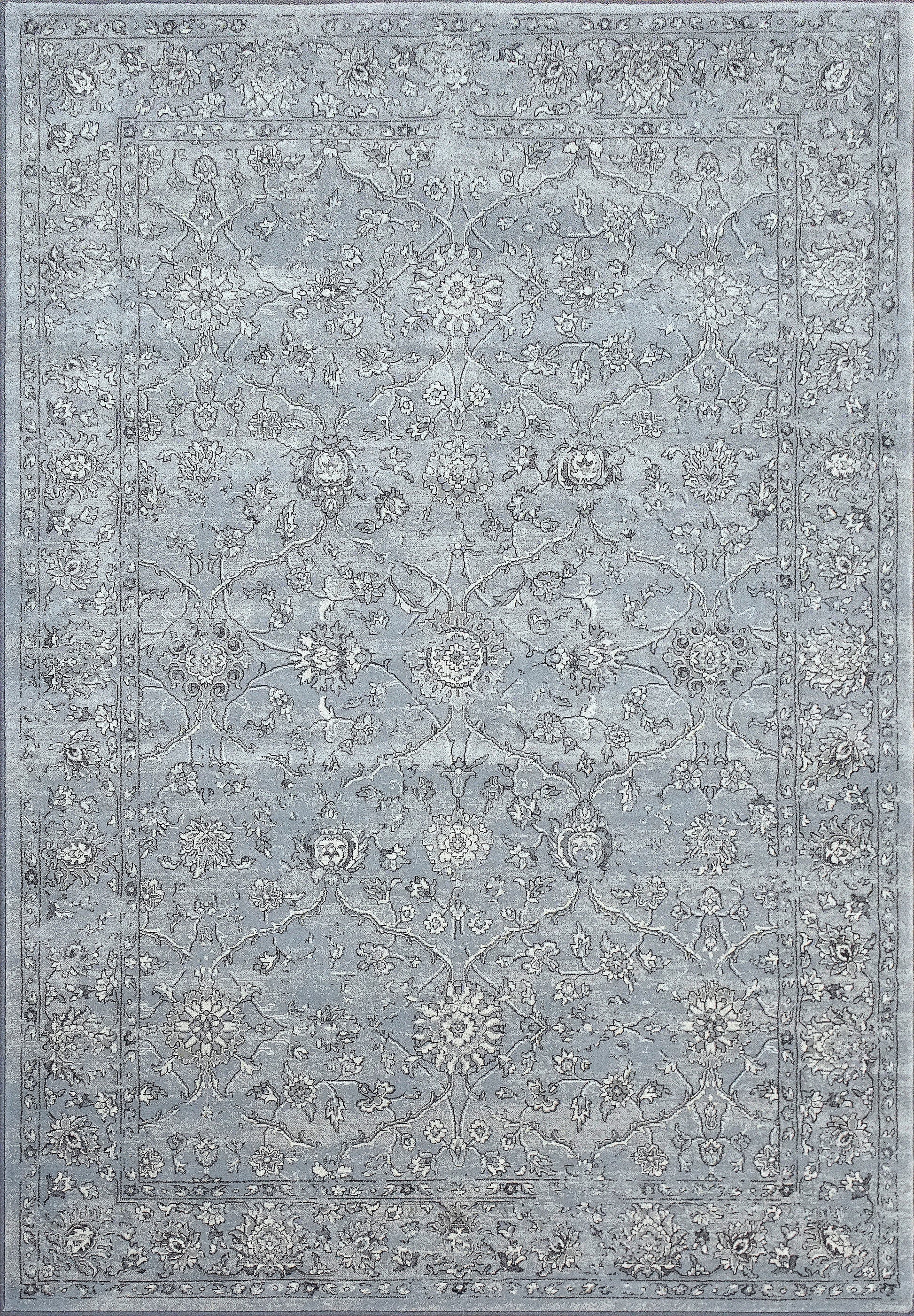 Ancient Garden 57136 Steel Blue/Cream