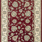 Ancient Garden 57365 Red/Ivory